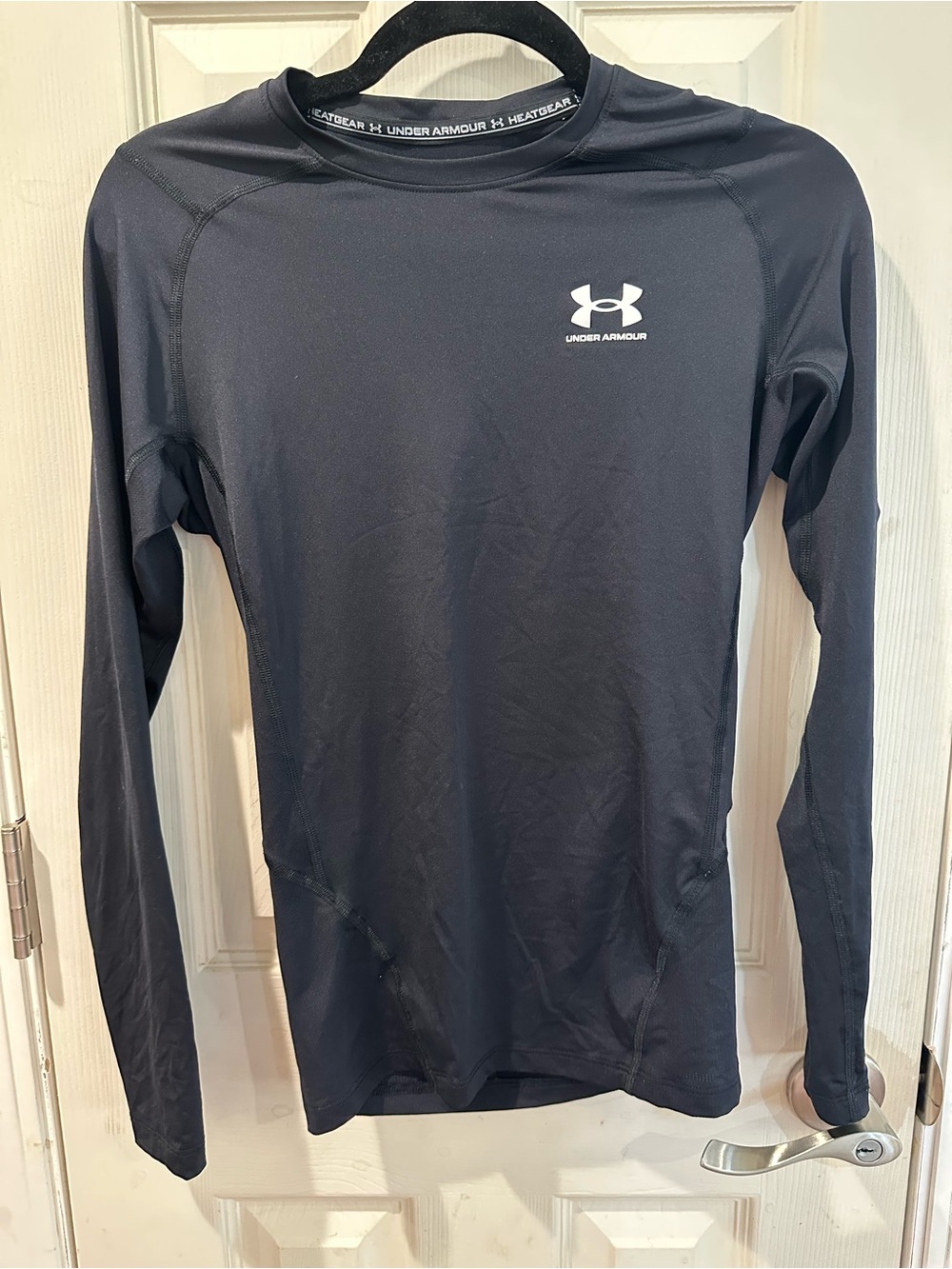 Under Armour Men's HeatGear Long Sleeve Compression Top - Black